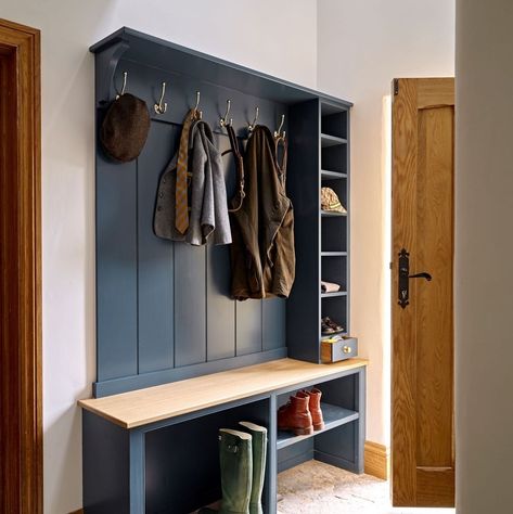 The Secret Drawer: Interiors | Good morning! We've had some amazing snowy scenes in Yorkshire over the weekend- felt almost alpine on our Saturday walk ❄️Normal service… | Instagram Boot Room Shelving, Boot Room Entryway, Boot Room Utility Small, Tongue And Groove Panelling Boot Room, Boot Area Entrance, Boot Room Seating Ideas, Scandi Bootroom, Furniture For Entrance Hall, Narrow Boot Room Ideas