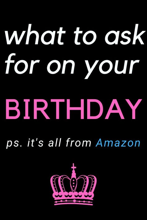 Wondering what to ask for on your birthday? Look no further than AMAZON. This post has the best gift ideas on amazon. The ultimate birthday gift guide for woman. Bday Gifts To Ask For, Clothes To Ask For Your Birthday, Birthday Gift Ideas For Myself, Birthday Gifts For Myself, Birthday Gifts To Ask For, 15th Birthday Present Ideas, Birthday List Ideas Gift, What To Ask For Your Birthday, Amazon Birthday Gifts