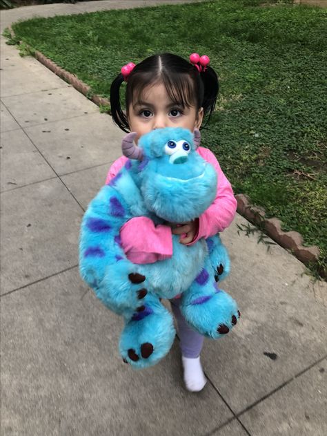 Sully And Boo Costume, Boo Monsters Inc Costume, Monsters Inc Costume, Boo Monsters Inc, Monsters Inc Halloween, Boo Costume, Monsters Inc Boo, Wanting A Baby, Baby Diy