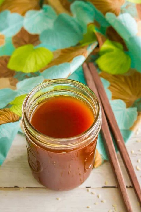 Homemade sweet and sour sauce is a quick and easy, silky smooth version of your takeout favorite. It’s just 5 ingredients and 5 minutes - perfect for a weeknight dinner fix! #stirfry #Asiancooking #homemadesauce Recipe Sweet And Sour Sauce, Sweet And Sour Spareribs, Homemade Sweet And Sour Sauce, Sweet N Sour Sauce Recipe, Spareribs Recipe, Sauce Video, Sweet And Sour Sauces, Brown Sugar Recipes, Homemade Ketchup