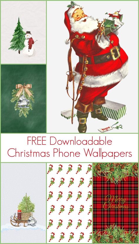 Add some Christmas cheer to your phone with these cute vintage-inspired Christmas phone wallpapers that you can easily add to your iPhone, Android, and Windows phone. Free Phone Wallpaper Christmas, Free Christmas Screensavers, Christmas Wallpaper For Android Phone, Free Christmas Phone Wallpaper, Free Christmas Wallpaper For Android, Christmas Screen Savers Iphone, Christmas Phone Wallpaper Vintage, Christmas Backgrounds Wallpapers Vintage, Christmas Screen Savers Wallpapers