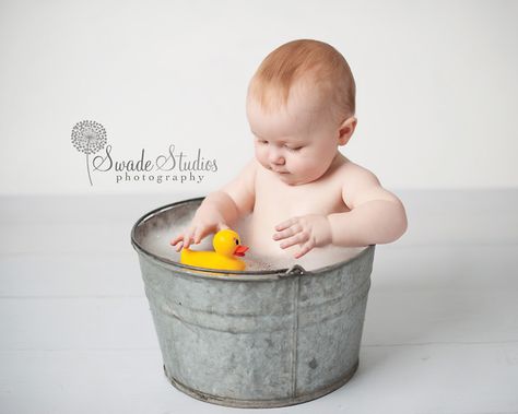 Callum1stbday-139-copy 6 Month Baby Picture Ideas Boy, Rubber Ducky Birthday, Rubber Duck Birthday, Six Month Baby, Half Birthday Party, 6 Month Baby Picture Ideas, Diy Newborn Photography, Baby Bubble Bath, Duck Birthday