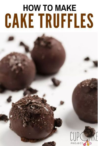 Truffles Desserts, Cake Truffles Recipe, Cupcake Project, Cake Ball Recipes, Easy Truffles, Cake Ball, Chocolate Truffle Cake, Chocolate Cake Pops, Dipped In Chocolate