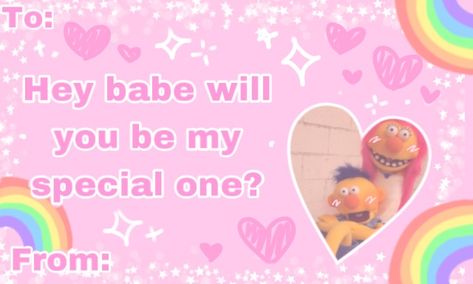 REPOST WITH CREDIT!!💘🌈 #dhmis #valentinesday #donthugmeimscared #dhmisvalentinesdaycards #sillyvalentinesdaycards Silly Valentines Cards, Existential Horror, Romantic Valentine Card, Silly Valentines, Funny Love Cards, Silly Puppets, Pickup Lines, Dont Hug Me, I'm Scared