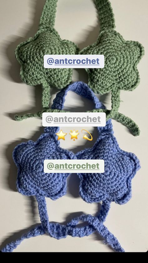 Star Earmuffs Crochet, Crochet Star Earmuffs, Earmuffs Crochet, Star Earmuffs, Crochet Star, Plushie Patterns, Crochet Stars, Crochet Wool, Crochet Inspo