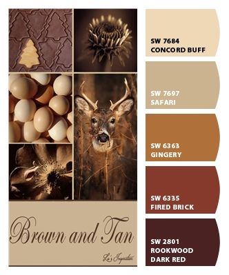 Paint colors from ColorSnap by Sherwin-Williams Behr Tuscan Paint Colors, Rustic Country Paint Colors, Country Rustic Paint Schemes, Fall House Paint Colors, Caramel Colored Paint, Sherwin Williams Fired Brick, Dark Gold Paint Colors For Walls, Sherwin Williams Rustic Paint Colors, Red Brown Paint Colors