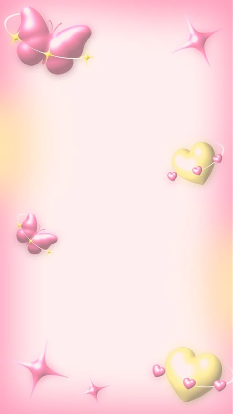 Pink Background Heart, Pink Heart Phone Wallpaper, Pink Gyaru Background, Pink Hearts And Butterflies Wallpaper, Pink Hearts Wall Paper, Mood Wallpaper, Iphone Photo App, Instagram Frame, Cute Patterns Wallpaper