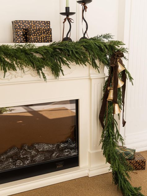 PRICES MAY VARY. 【The Perfect Blend of Nature and Elegance】Our Norfolk Pine garlands not only bring a refreshing and elegant feel but also seamlessly blend into any decor style. Whether it's for festive celebrations or everyday decoration, these garlands add a touch of natural charm to your home. (Some display pictures feature two sets of garlands to achieve the best visual effect. If you desire a fuller and more striking appearance in your decor, we strongly recommend purchasing two sets. This Garland For Christmas, Christmas Tv, Norfolk Pine, Pot Rack Hanging, Hosting Holidays, Pine Garland, Room With Plants, Hanging Pots, Pine Needles