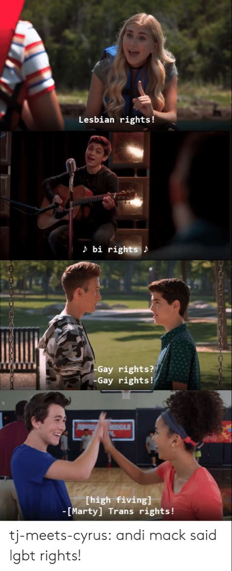 Cyrus And Tj, Andi Mack Cast, Andi Mack, Lgbt Rights, Musical Movies, It Cast