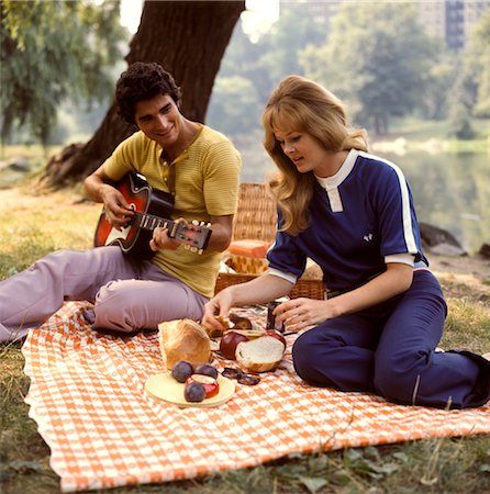 1970s Stock Photos - Page 1 : Masterfile Two Couples, Picnic Bbq, Backyard Picnic, Barbecue Party, Stock Pictures, School Projects, Short Film, Picnic Blanket, 1970s