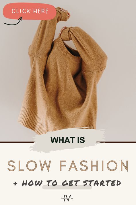 Want to know what the slow fashion movement is all about? Visit the blog to discover all things slow fashion, plus practical tips you can start implementing today! 👖 Slow Clothing, Sustainable Swaps, Fashion Movement, Eco Home, Slow Fashion Movement, Loose Fashion, Slow Fashion Brands, Zero Waste Lifestyle, Your Values