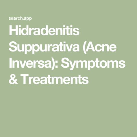 Hidradenitis Suppurativa (Acne Inversa): Symptoms & Treatments Acne Inversa, Skin Symptoms, Body Attack, Skin Bumps, Polycystic Ovarian Syndrome, Sweat Gland, Excessive Sweating, Hair Follicles, Scarring