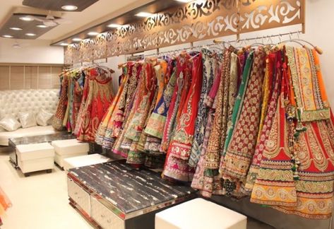 Where to Buy Bridal Lehengas in Chandni Chowk : With Price and Pics Chandni Chowk, Bridal Store, Salwar Kamiz, Indian Bridal Wear, Boutique Interior, Bridal Stores, Wedding Lehenga, Indian Wedding Outfits, Indian Attire