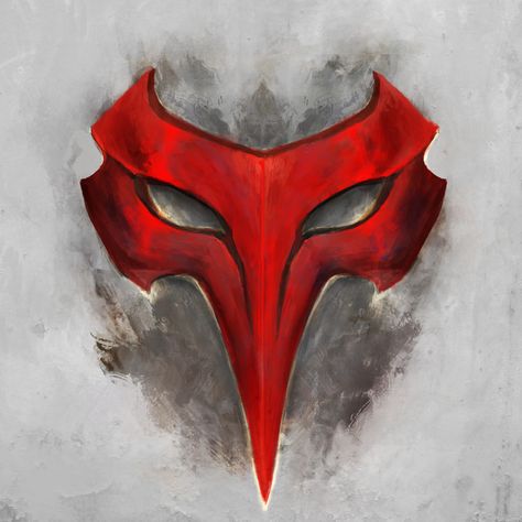 ArtStation - Persona 5 - Masks, Daniel Kamarudin Persona 5 Mask, Yuri Wallpaper, Crow Mask, Mask Drawing, Crow Art, Mask Tattoo, Red Skull, Skull Face, Skull Drawing