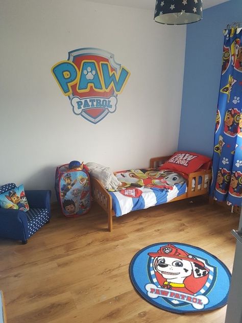 Paw Patrol Bedroom Ideas, Paw Patrol Room Decor, Paw Patrol Bedroom Decor, Paw Patrol Decor, Toddler Boy Room Themes, Paw Patrol Room, Paw Patrol Bedroom, Boy Room Themes, Paw Patrol Decorations