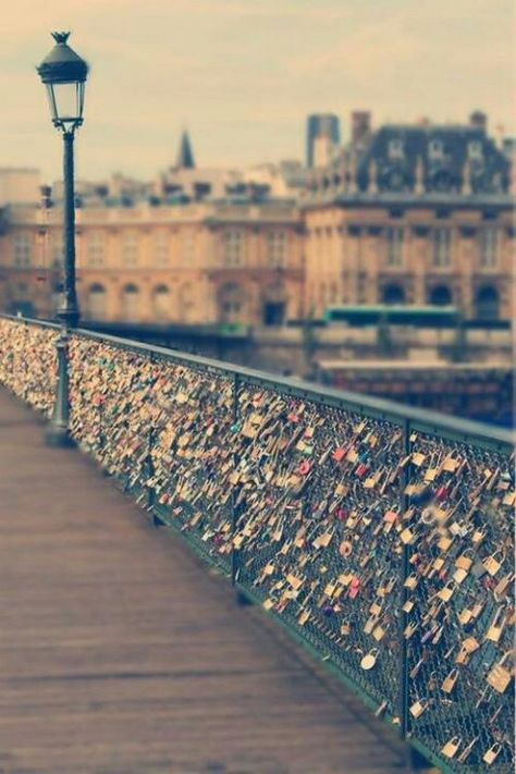 Love Bridge, Paris, France. Order your tickets now: https://secure4.marketingden.com/pmccwh2013/orderpage.php?nl=false Paris Bridge, Love Lock Bridge, Love Bridge, Paris Love, Paris Photo, Summer Bucket Lists, The Bridge, Places Around The World, Metropolis