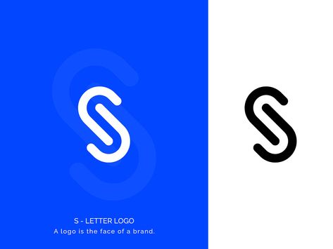 S letter logo । logo design । minimalist । letter by Md Alham on Dribbble Philosophy Design, Logo Design Monogram, Logo Design Unique, Logo Design Negative Space, S Letter Logo, Negative Space Logos, Creative Logos, Type Logo, S Letter