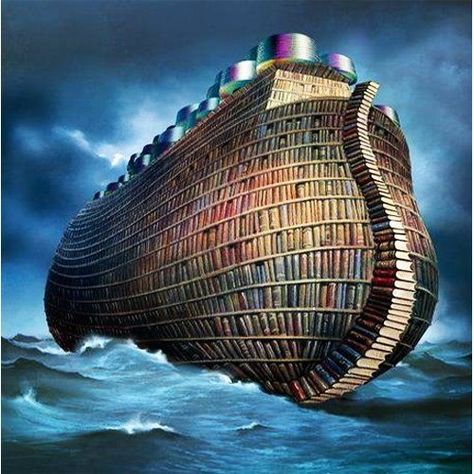 Conceptual Artwork, Book Images, Arte Fantasy, Wassily Kandinsky, Gustav Klimt, Library Books, I Love Books, Claude Monet, Surreal Art