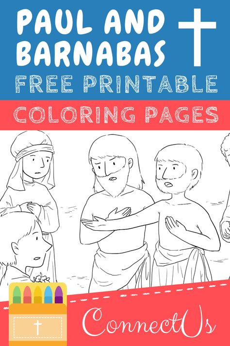 Free Printable Paul and Barnabas Coloring Pages for Kids – ConnectUS Paul And Barnabas Coloring Page, Paul And Barnabas Craft, Paul And Barnabas Activities, Paul And Barnabas Craft Sunday School, Paul And Barnabas, Passover Activities, Transfiguration Of Jesus, Passover Crafts, Jesus Coloring Pages