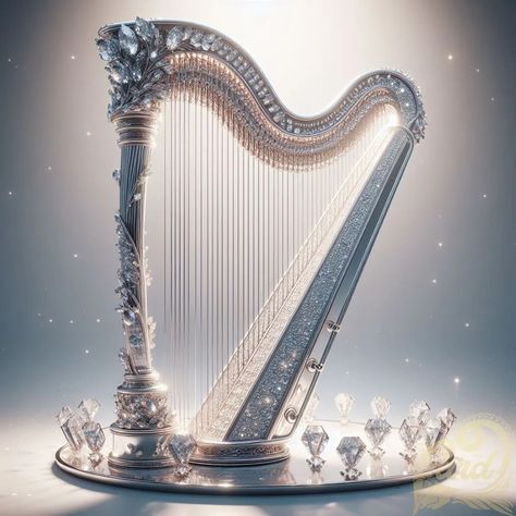 https://card9.com/ai/crystal-harp Archangel Prayers, Instruments Art, Rock Opera, Fantasy Castle, Great Nails, Pretty Wallpapers Backgrounds, Chess Set, Harp, Travel Pictures