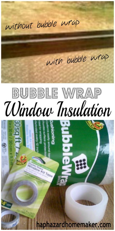 Quick & easy DIY Bubble Wrap insulation on those cold and drafty windows to save on heat costs. Can also provide some privacy, while still allowing plenty of light into the room. haphazardhomemaker.com #winterizing #bubblewrapwindows Cover Windows For Winter, Winterizing Mobile Home, Plastic Over Windows For Winter, Block Heat From Windows Diy, How To Insulate Sliding Glass Doors, Seal Windows For Winter Diy, Winterize Windows Diy, Winterizing Windows Diy, Rv Window Insulation Diy