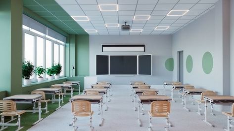 School Interior Classroom, Innovative School Design, Classroom Architecture, Education Design Interior, High School Design, Cat Eye Reading Glasses, Classroom Interior, Eye Reading, School Building Design