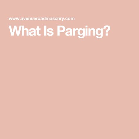 What Is Parging? Parging Repair, Smooth Rock, Cement Blocks, Chateau Style, Poured Concrete, Steel Mesh, French Chateau, Mesh Material, Home Repairs