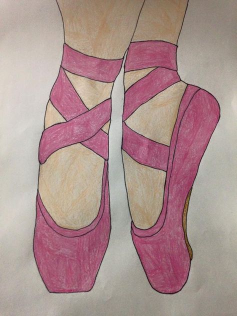 Ballerina Shoes Drawing, Dancer Art Painting, Easy Dance, Dancer Painting, Colored Pencil Tutorial, Dancers Art, Dress Illustration, Easy Face Mask Diy, Painted Rocks Craft