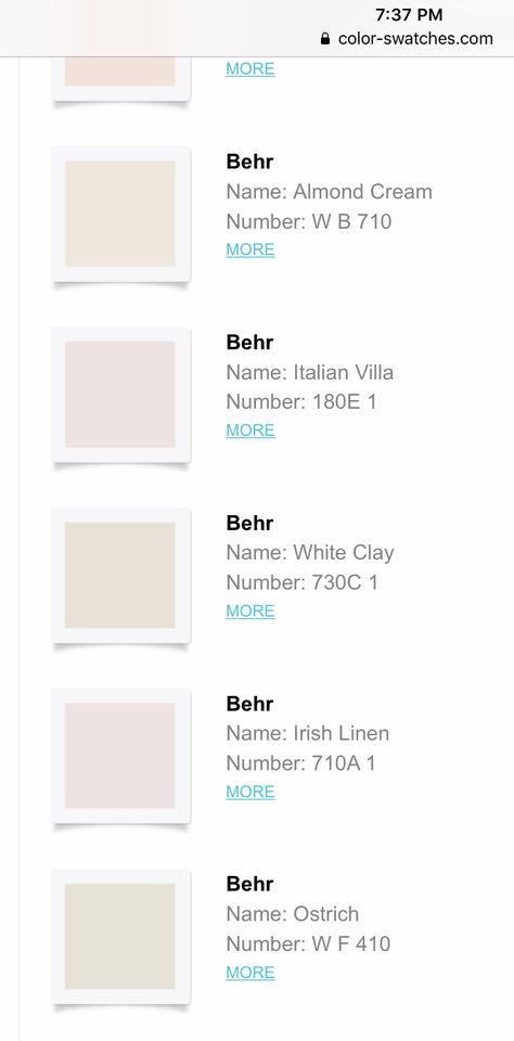 Behr Pearls And Lace Paint, Behr Paris White, Behr Italian Villa Paint Color, Pinkish White Paint, Blush Paint, Pink Grey Wall, Light Pink Paint, Rosy Blush, Grey Wall Color