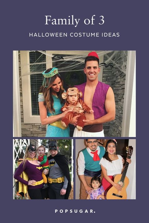 Family of 3 Halloween Costumes 3 Family Halloween Costumes, Family Of 3 Halloween Costumes, Diy Halloween Costume Ideas, Halloween Costumes For Family, Halloween Costumes For 3, Disney Halloween Costumes, Diy Halloween Costume, Family Of 3, Family Of Three