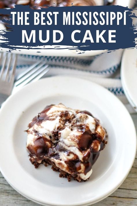 Grandma's Mississippi Mud Cake is more than a dessert; it's a journey back in time. With its fudgy texture and rich chocolate flavor, this mud cake captures the essence of Southern tradition. Loaded with marshmallows, it's a must-try for any dessert lover. Mud Cake Recipe, Chocolate Marshmallow Cake, Mississippi Mud Cake, Mississippi Mud Pie, Mud Cake Recipes, The Best Desserts, Dessert Alternatives, Yummy Desserts Easy, Mississippi Mud