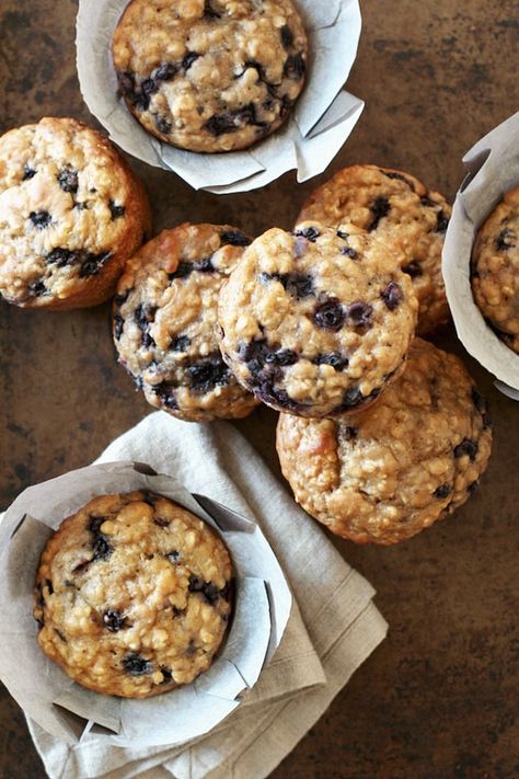 Oat Greek Yogurt Muffins, Greek Yogurt Muffins, Breakfast Inspiration, Morning Glory Muffins, Yogurt Muffins, Blueberry Oat, Healthy Breakfast Muffins, Healthy Greek Yogurt, Healthy Blueberry