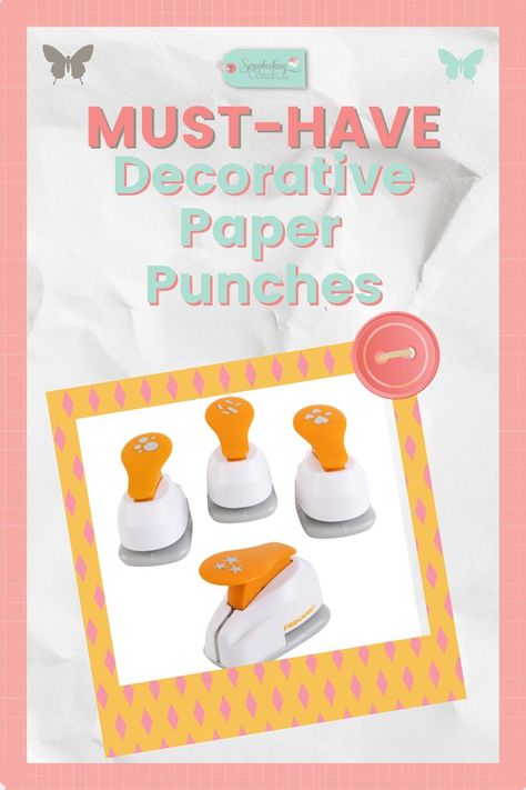 Scrapbook Tips, Scrapbook Punches, Paper Punches, Paper Punch, Decorative Paper, Photo Scrapbook, Paper Decorations, Scrapbook Pages, How To Use