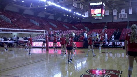 Nc state volleyball Nc State Volleyball, Nc State, Volleyball, Basketball Court