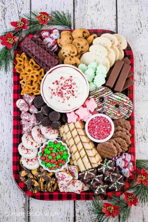 The 11 Best Dessert Charcuterie Board Ideas | The Eleven Best White Chocolate Peppermint Cheesecake, Peppermint Dip, Peppermint Cheesecake Dip, Chocolate Peppermint Cheesecake, Dessert Charcuterie Board, Dessert Charcuterie, White Chocolate Peppermint, Peppermint Cheesecake, Decorações Com Comidas