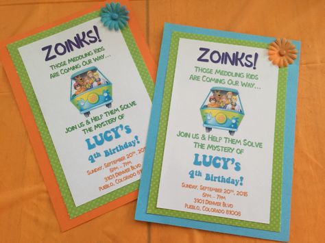 Scooby Doo Gender Reveal, Scooby Doo 1st Birthday Party Ideas, Scooby Doo Invitations, Scooby Doo Second Birthday, Scooby Dooby Two Party, Scooby Doo Birthday Party Invitations Free Printable, Scooby Doo Party, Scooby Doo Birthday, Baby #5