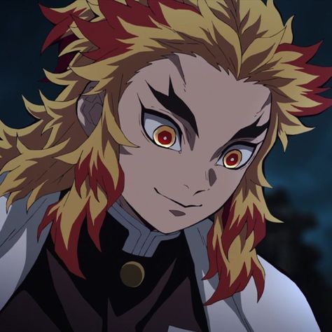 Rengoku Icon, Kimetsu No Yaiba, Anime Character, Red, Hair, Anime