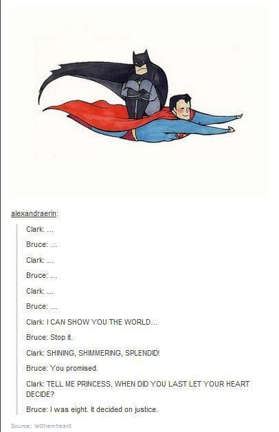 Superman Batman A Whole New World Bruce X Clark Fanart, Bruce X Clark, Bruce And Clark, Dc Fanart, The Bat Man, Univers Dc, Online Comics, Im Batman, Dc Memes