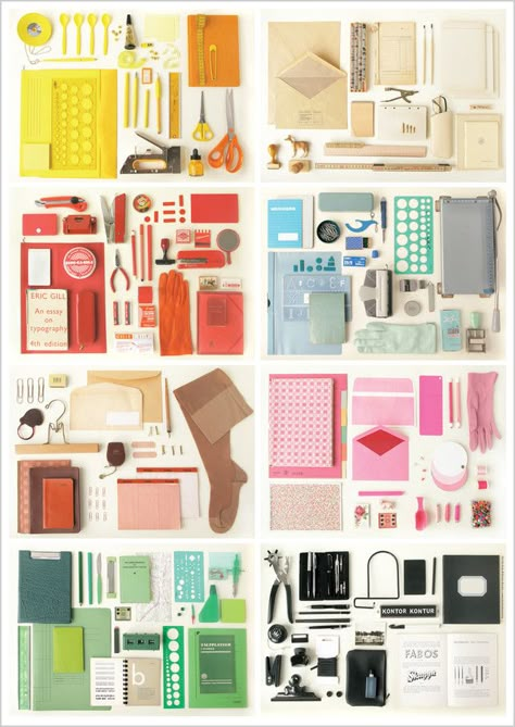 A Swedish Design Studio Turns Office Supplies Into Found Art | Co.Design: business + innovation + design Things Organized Neatly, Found Art, Design Innovation, Boat Plans, Swedish Design, A Collage, Stationery Items, Everyday Objects, Design Thinking