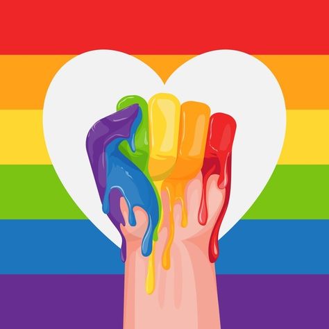 Pride Art Ideas, Pride Logo Design, Pride Paintings, Lgbt Day, Lgbt Flag Colors, Pride Logo, Pride Art, Lgbtq Funny, Lgbtq Flags