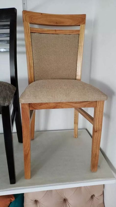 (1) Sillas De Madera Paraíso! Tapizadas - $ 3.500,00 en Mercado Libre Room Ideas, Dining Chairs, Furniture, Home Decor, Home Décor