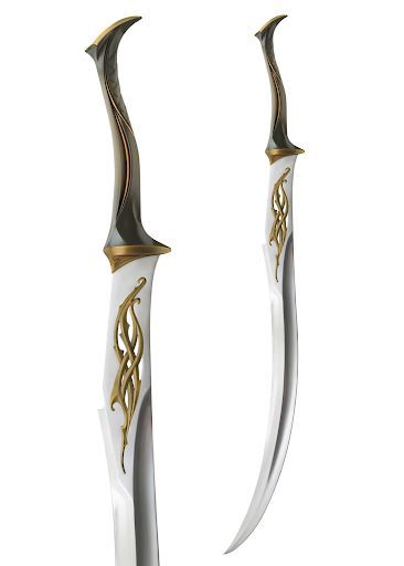 Elvish Swords Middle Earth, Scimitar Fantasy, Scimitar Art, Scimitar Dnd, Scimitar Design, Fantasy Blade, Lotr Elves, The Last Samurai, Super Powers Art