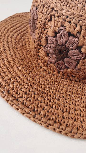 Raffia Hat Pattern, Raffia Crochet, Crochet Lovey, Hat Crochet Pattern, Raffia Hat, Crochet Coaster Pattern, Boater Hat, Handbag Pattern, Hat Crochet