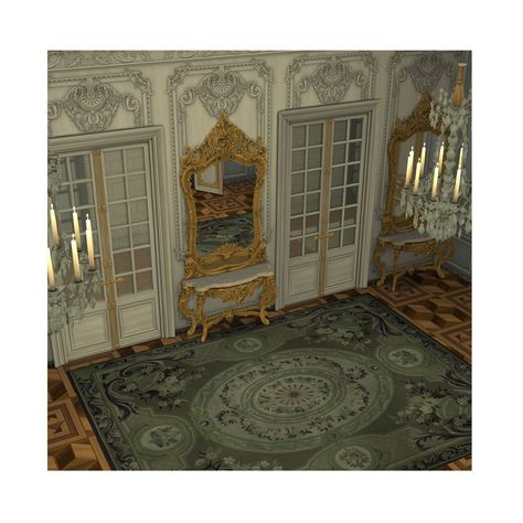 Victorian Mirror, Hall Of Mirrors, Casas The Sims 4, Sims 4 Dresses, Sims 4 Mm, Sims 4 Build, 4 Dresses, Vintage Mirror, The Sims4