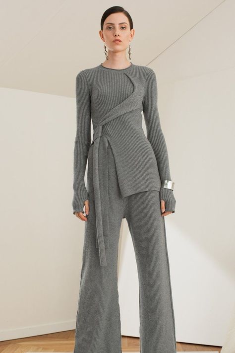 Genuine People, Knitted Suit, Knitwear Fashion, Wool Knit, 가을 패션, Jumpsuit Fashion, Knit Fashion, Looks Style, Fashion Details