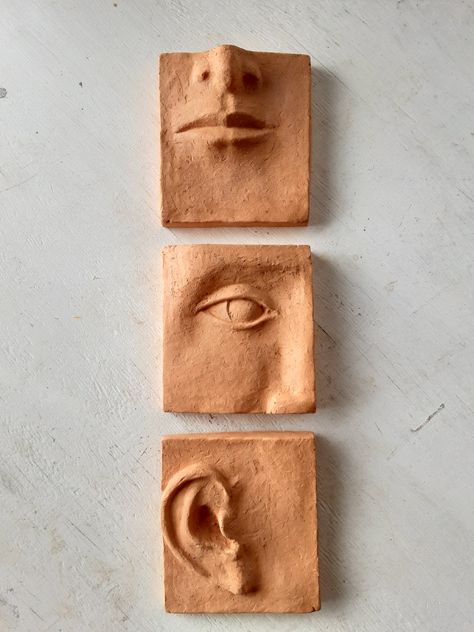 Ceramic Faces, Ceramic Sculpture Figurative, Art Deco Wall Art, Sculpture Art Clay, Sculptures Céramiques, Pottery Workshop, Pottery Handbuilding, Tanah Liat, Clay Crafts Air Dry