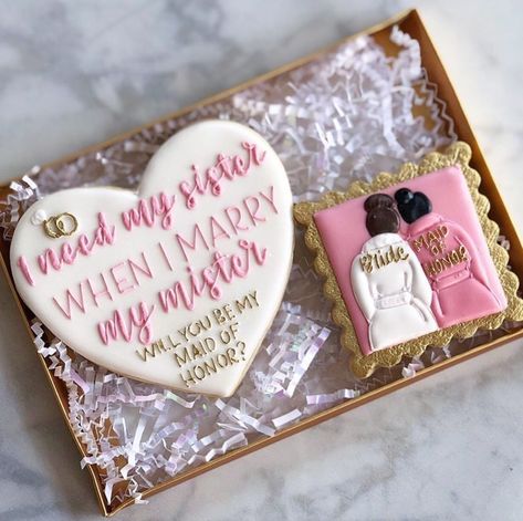 My Mister, Bridesmaid Proposal Diy, Asking Bridesmaids, Bridesmaid Boxes, Bridesmaid Gift Boxes, Bridesmaid Box, Future Wedding Plans, Bridesmaid Proposal Box, Bridesmaid Proposal Gifts