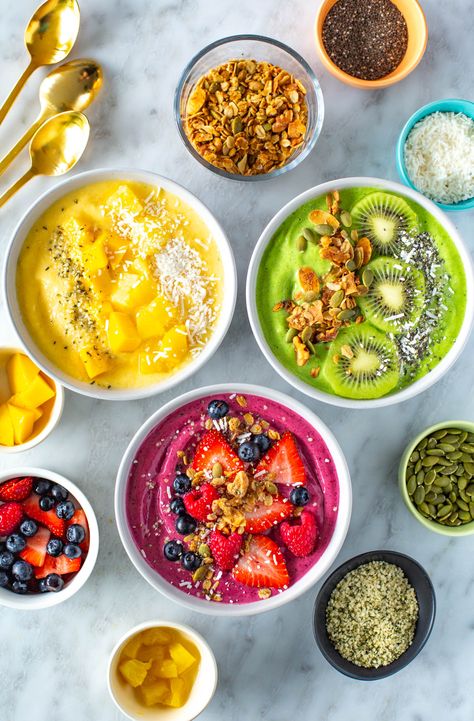 These Healthy Breakfast Meal Prep Ideas are perfect make-ahead options to eat on the go. They're great, filling options for busy mornings! Easy Smoothie Bowls, Breakfast Meal Prep Recipes, Protein Packed Smoothies, Healthy Breakfast Meal Prep, Best Healthy Smoothie Recipe, Peanut Butter Banana Smoothie, Summer August, Recipes Summer, Breakfast Meal