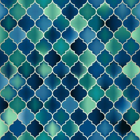 Marocco Pattern, Morocco Restaurant, Moroccan Background, Bathroom Wallpaper Trends, Blue Pottery Designs, Bathroom Wallpaper Modern, Seamless Prints, Morocco Pattern, Laces Design