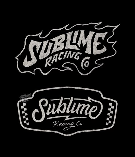 Sublime ✍️⚡️ Dm or email for design work. #branding #logo #clothing #apparel #handdrawn #design #graphicdesign #handlettering #lettering #clothinglogo #clothingdesign #apparellogo #appareldesign #distressedunrest #brandingdesign #brandlogo #customlogo #freelance #roughsketch #companylogo #gymlogo #barberlogo #sketch #illustration #vintagestyle #tshirtdesign #designclothes #badgedesign #calligraphy #badgedesign Tattoo Shop Logo Ideas, Towing Logo, Small Business Logo Ideas, Racing Logo Design, Street Wear Logo, Vintage Car Logo, Racing Font, Mechanic Logo Design, Ride Logo